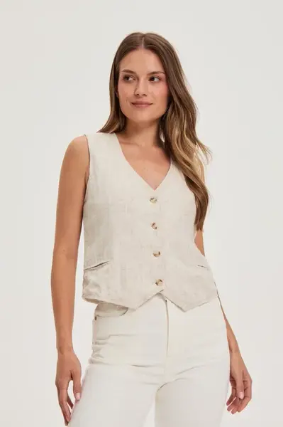 Marisse Beige Vest