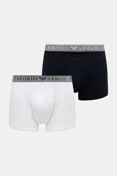 Boxerky Emporio Armani Underwear 2-pack tmavomodrá barva, EM000255 AF10776