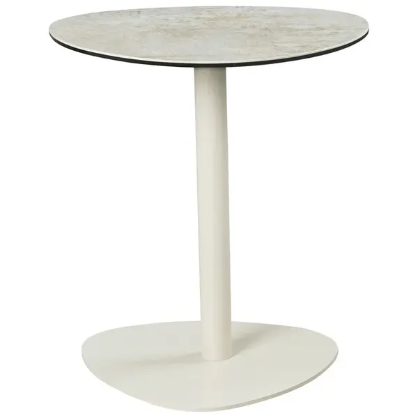 Belluti KONFERENČNÍ STOLEK, šedohnědá, šedobílá, kov, sklo, keramika, 50/50/54 cm