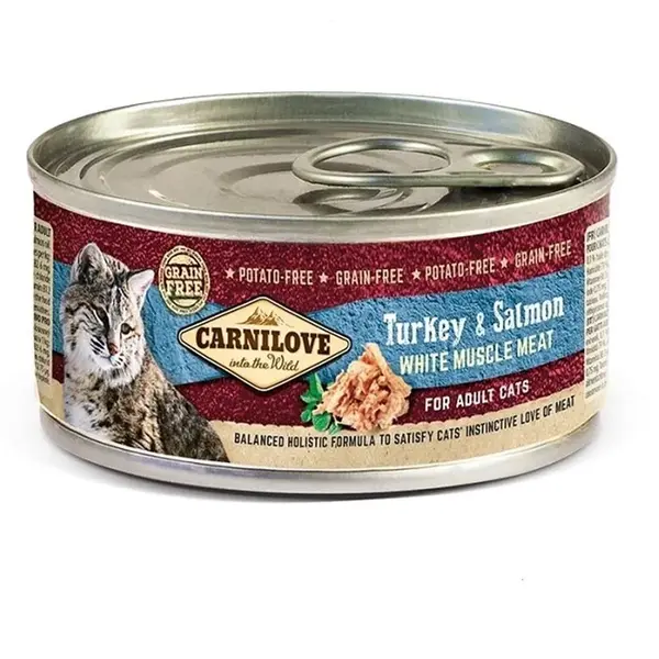 Carnilove Cat konzerva Turkey & Salmon 100 g