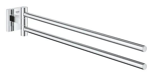 Grohe QuickFix Start Cube - Dvojitý držák ručníků, délka 44 cm, chrom 40976000