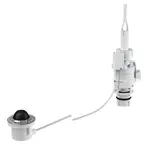 Alcadrain Ovládací tlačítka - Oddálené ovládání splachování, nožní, k zabudování do podlahy, chrom/černá MPO12