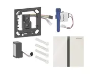 Geberit - Elektronické ovládání splachování pisoárů typ 40, síťové napájení, Bluetooth, sklo/pískově šedá 116.227.JL.1