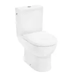 Hansgrohe GladeLake S - WC kombi se sedátkem SoftClose, vario odpad, AquaChannel Flush, Rimless, EcoSmart, bílá 60313450