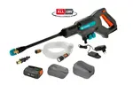 Gardena - 18V AKU tlaková myčka AquaClean 24/18V P4A, 24 bar, s příslušenstvím, 1x aku 2,5 Ah, nabíječka 14800-20