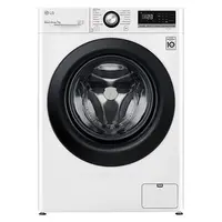 Slim parní pračka LG  -7 kg - D - 1200 ot./min - Direct Drive™ - Bílá + černá dvířka