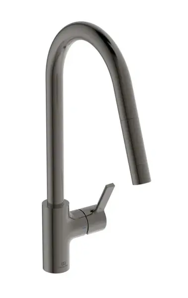 Ideal Standard Gusto - Dřezová baterie s výsuvnou koncovkou, Magnetic Grey BD414A5