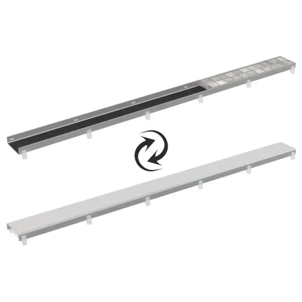 Alcadrain Rošty - Oboustranný rošt DOUBLE 55 cm, nerez DOUBLE-550M