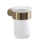 Sapho Gedy Pirenei - Držák kartáčků a pasty, mléčné sklo/matná zlatá PI1088