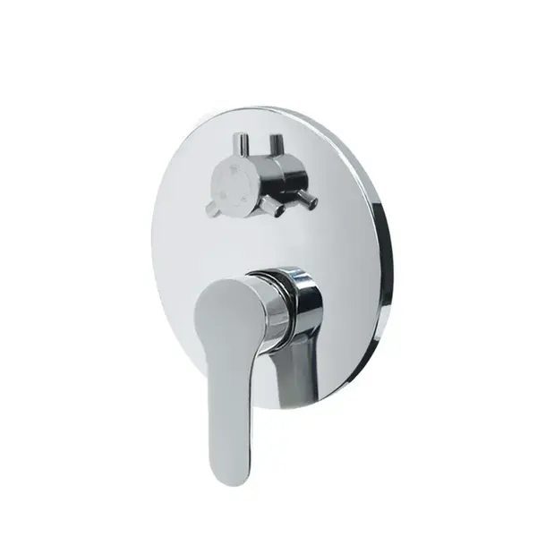 Mereo Zuna - Baterie pod omítku pro 3 spotřebiče, s tělesem, chrom CB60157ZA