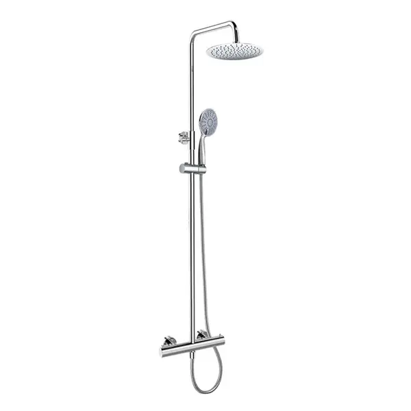 Mereo Sprchový program - Sprchový set s termostatem, průměr 20 cm, 3 proudy, chrom CB60104TSC