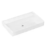 Hansgrohe Xanuia Q - Umyvadlo 80x48 cm, bez přepadu, bez otvoru pro baterii, bílá 60228450