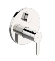 Hansa Designo - Vanová baterie pod omítku, s přepínačem pro 2 výstupy, chrom 81113563