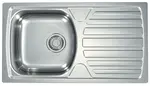 Alveus Basic - Dřez 78x44 cm, odtok 9 cm, nerez 1136539