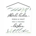 Ceduľka s textom - Skvelý človek ALBI