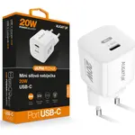 Aligator Mini chytrá síťová nabíječka Power Delivery 20W bílá