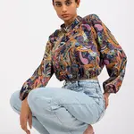 Blouse-DHJ-BZ-15170.39-navy blue