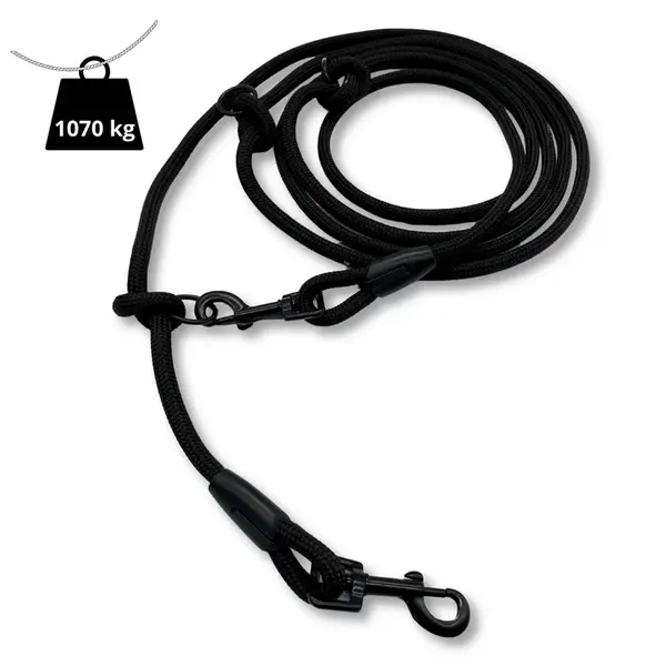 PafDog® Přepínací nastavitelné vodítko 10mm, černé extra pevné 11611/1