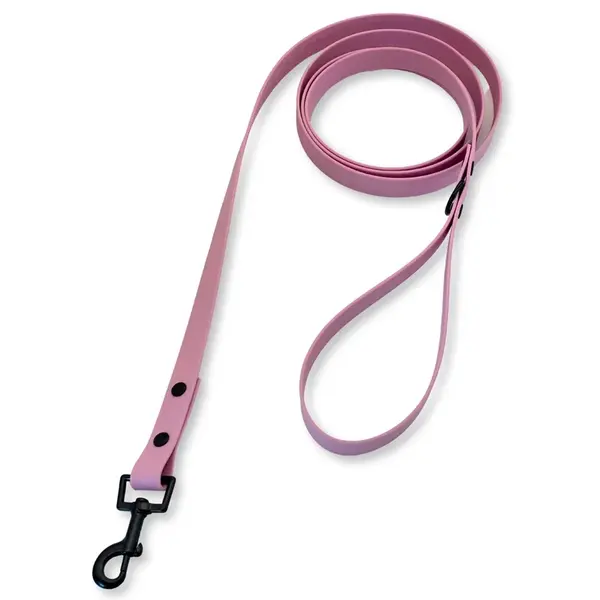 PafDog Voděodolné gumové vodítko s poutkem na ruku, pastelově fialové PAF-284