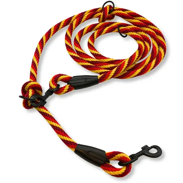 PafDog Přepínací nastavitelné vodítko 14mm, žíhané (červená, žlutá, vínová) PAF-628