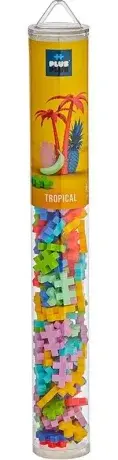 Plus-Plus Tropical mix / 100 pcs Tube