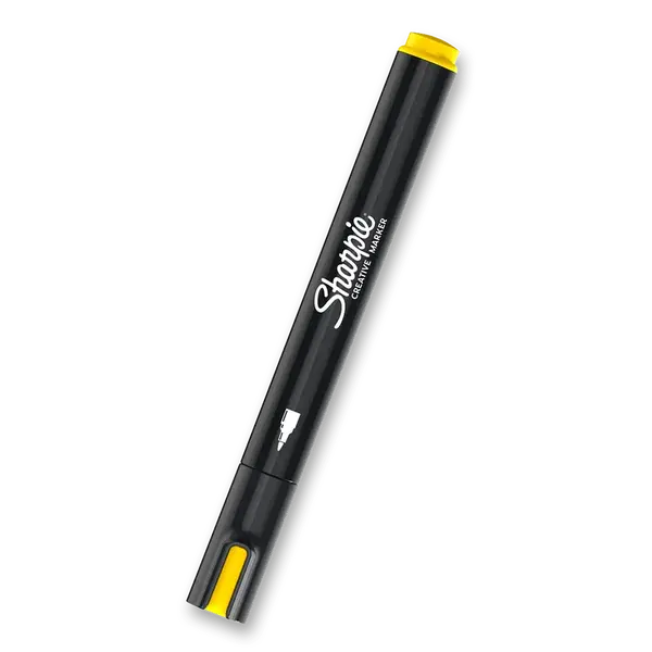 Akrylový popisovač Sharpie Acrylic Marker Bullet - žlutý