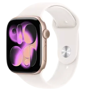 APPLE Watch 11 GPS 42mm Rose Gold Aluminium Case with Light Blush Sport Band - M/L