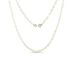 Zlatý řetízek s motivem propojených srdíček KLENOTA