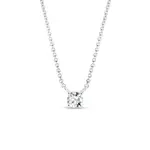 Náhrdelník z bílého zlata s briliantem KLENOTA