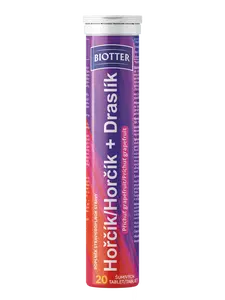 Biotter Hořčík + Draslík grapefruit 20ks šum.tbl.