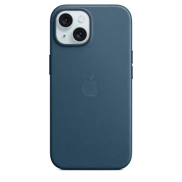Zadní kryt Apple FineWoven MT3G3ZM/A vč. MagSafe pro Apple iPhone 15, pacific blue