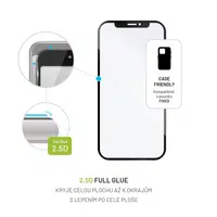Ochranné tvrzené sklo FIXED Full-Cover pro TCL 305i, lepení přes celý displej, černé