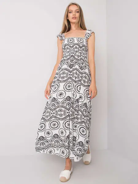 Dress-DHJ-SK-13572.09P-white-black