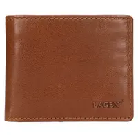 Pánská kožená peněženka Lagen Palleto - koňak