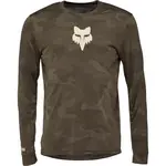 Fox RANGER TRU DRI LS Pánský dres na kolo, khaki, velikost