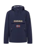 NAPAPIJRI Prechodná bunda 'Rainforest'  svetlobéžová / námornícka modrá / nebesky modrá / tmavočervená