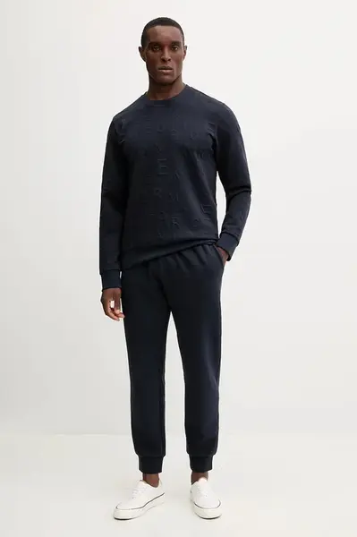 Tepláková souprava Emporio Armani Underwear pánská, tmavomodrá barva, EM001922 AF15006