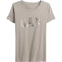 GAP V-SS LOGO CLASSIC TEE Dámské tričko, béžová, velikost