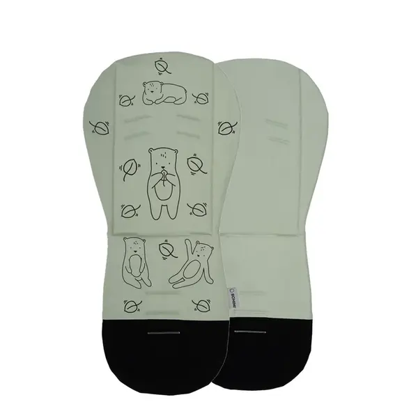 Bomimi ADA Podložka do kočíka Medvedík green