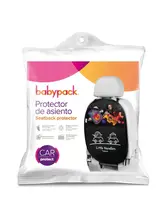 Babypack Organizér a ochrana autosedadla, čierny