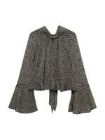 MANGO Blúzka 'Splash'  zlatá žltá / zelená / čierna / biela