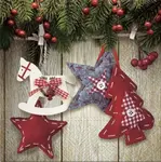 Ubrousek P 33x33 vánoční SDL056200