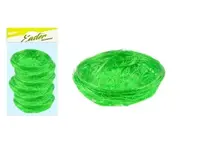 Hnízdo sisal 5cm 6ks - zelené