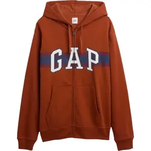 GAP V-HERITAGE LOGO FZ SNL - NOVELTY Pánská mikina, hnědá, velikost