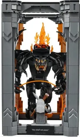 Knižní zarážka: Pán prstenů – Balrog™ - LEGO Icons (10367)
