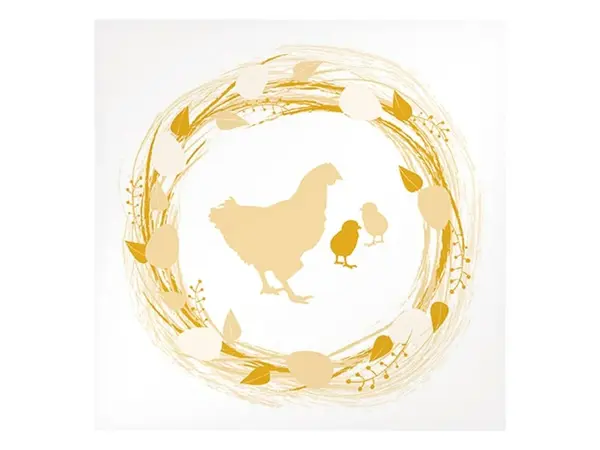 Ubrousek P 33x33 velikonoce MES200754