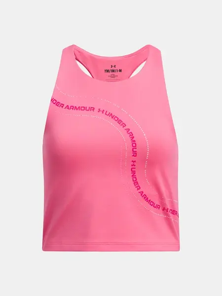 Dívčí tílko Under Armour G Motion Branded Crop Tank - Holky