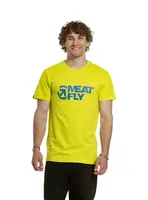 Meatfly pánské tričko Revital Safety Yellow | Žlutá | Velikost XL | 100% bavlna