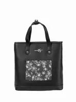 Meatfly kabelka / batoh Kerry Blossom Black | Černá | Objem 7 L
