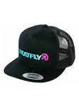 Meatfly kšiltovka Percy Trucker Snapback Turquoise / Black | Černá | Velikost One Size